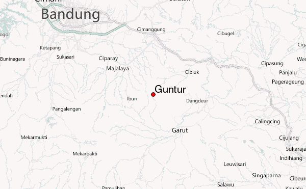 Guntur Mapa de ubicación