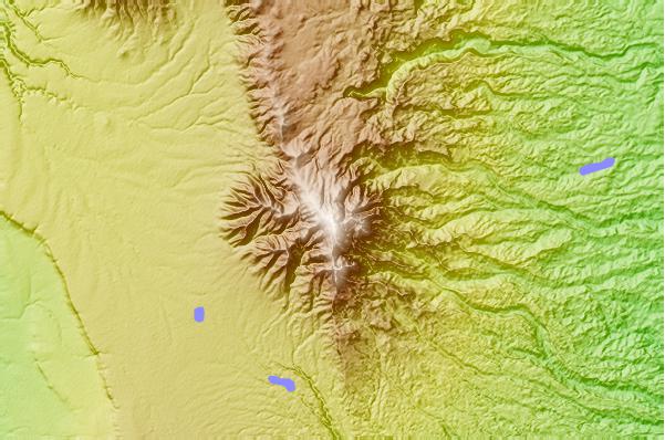 Surf breaks located close to Aberdare Range