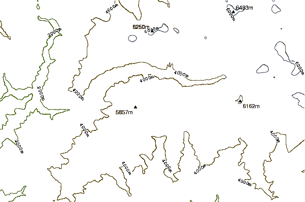 Mountain peaks around Baden-Powell Peak