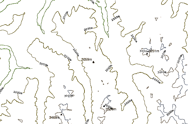 Mountain peaks around Blockkogel