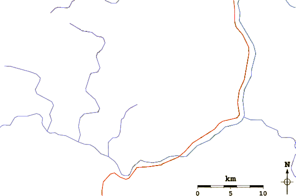 Roads and rivers around Damavand (دماوند)