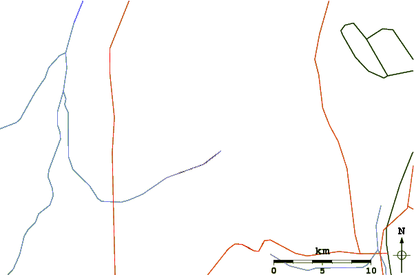 Roads and rivers around Deseret Peak