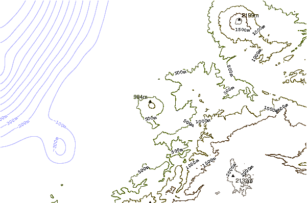 Mountain peaks around Hargy