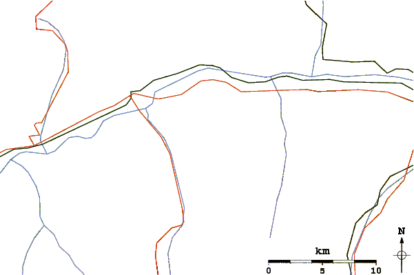 Roads and rivers around Illhorn
