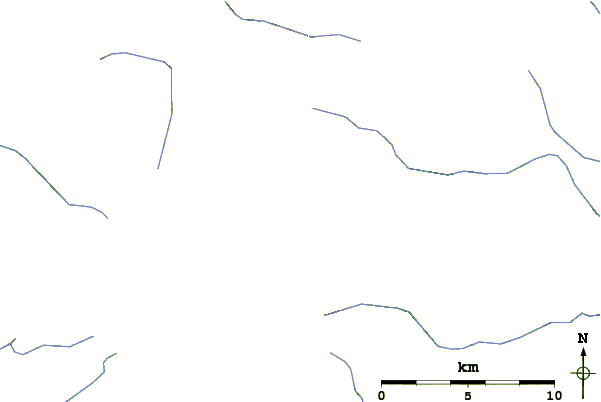Roads and rivers around Ilyinsky (volcano)