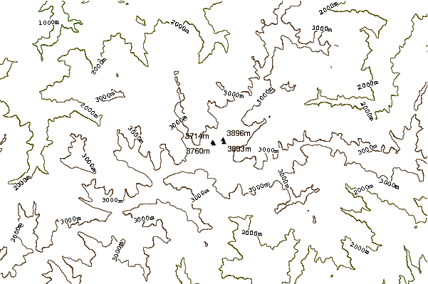 Mountain peaks around Kaçkar_Dağı or Kackar-Dagi