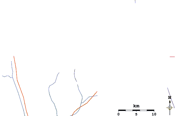 Roads and rivers around Kala Patthar