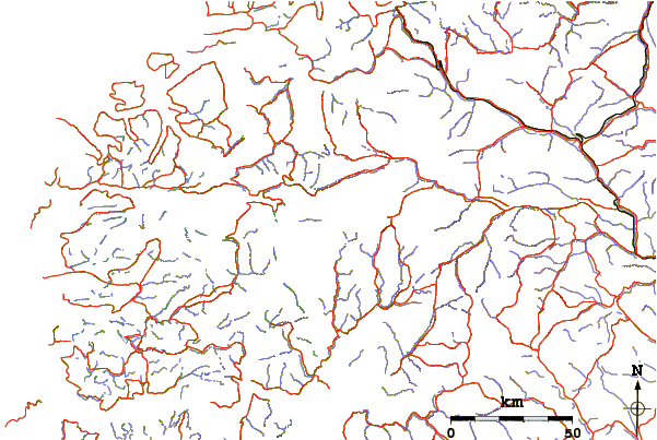 Roads and rivers around Lodalskåpa