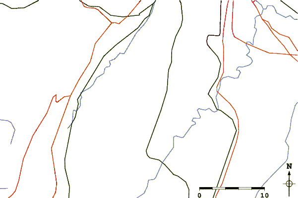 Roads and rivers around Lookout Mountain