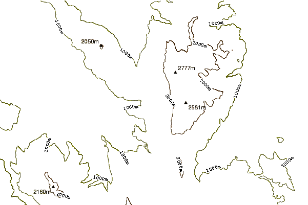 Mountain peaks around Majella