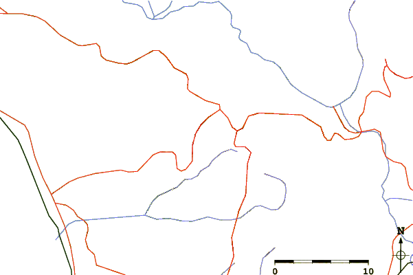 Roads and rivers around Minthi