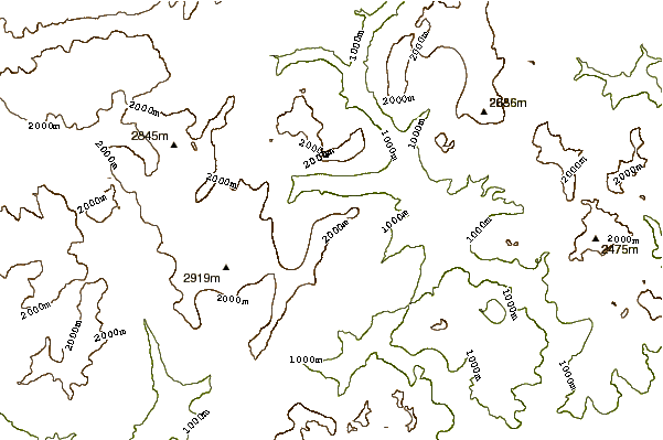 Mountain peaks around Monte Agner