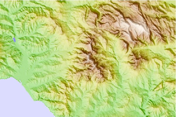 Surf breaks located close to Monte Sacro