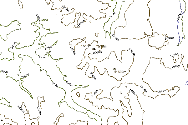 Mountain peaks around Mount Achilles (Tasmania)