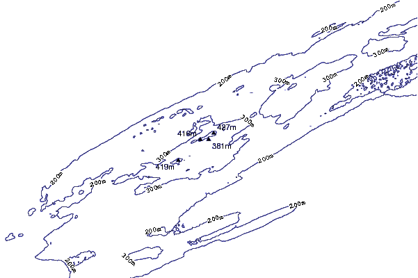 Mountain peaks around Mount Desor