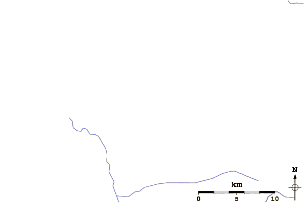 Roads and rivers around Mount Schurz