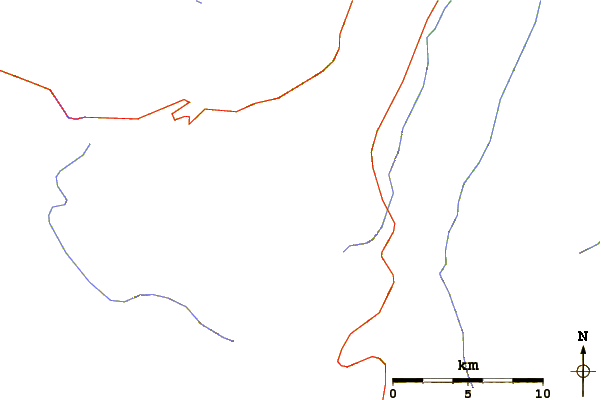 Roads and rivers around Mount Shōkotsu