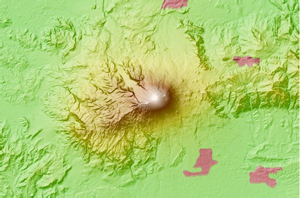 Surf breaks located close to Mount Slamet