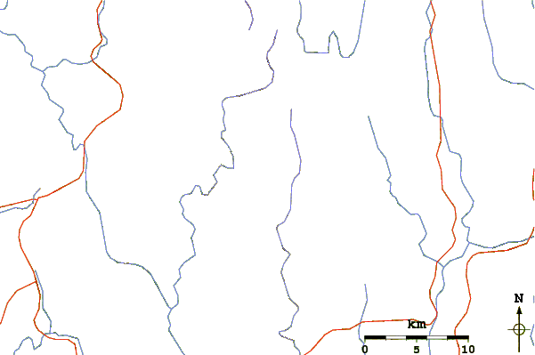 Roads and rivers around Mowdok Mual