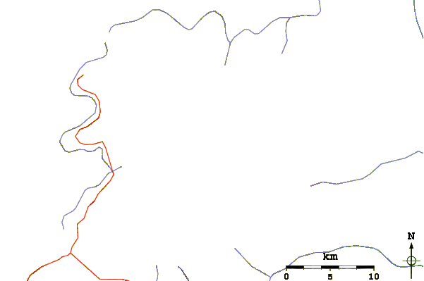 Roads and rivers around Namcha Barwa or Namjag Barwa (南迦巴瓦峰)