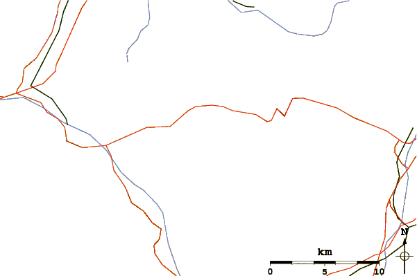 Roads and rivers around Radlefshorn