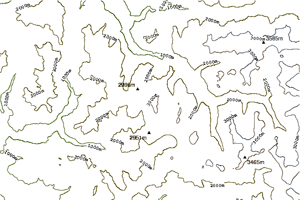 Mountain peaks around Roche de la Muzelle