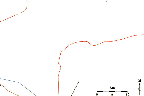 Roads and rivers around Sakaser