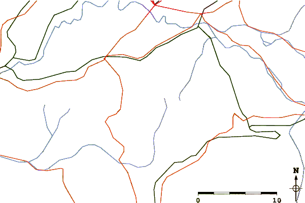 Roads and rivers around Salève