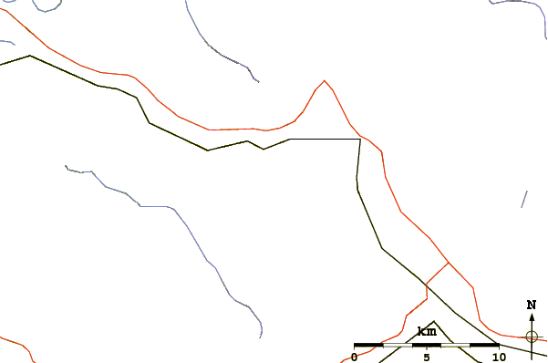 Roads and rivers around Silver Peak