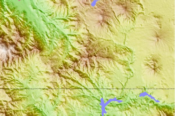 Surf breaks located close to Soda Mountain