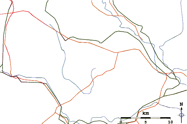 Roads and rivers around Tiger Mountain