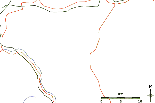 Roads and rivers around Tuckerman Ravine