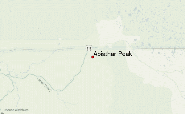 Abiathar Peak Location Map