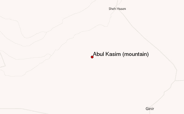 Abul Kasim (mountain) Location Map
