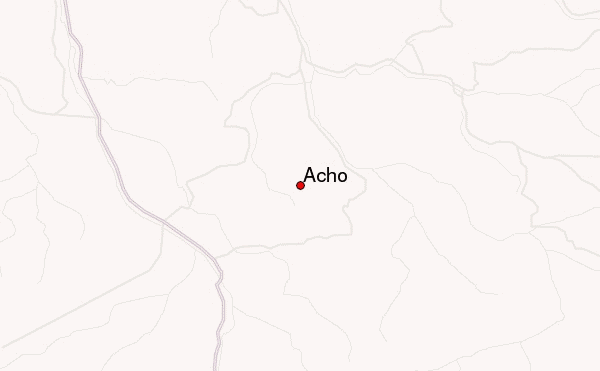 Acho Location Map