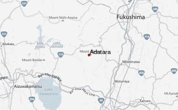 Adatara Location Map