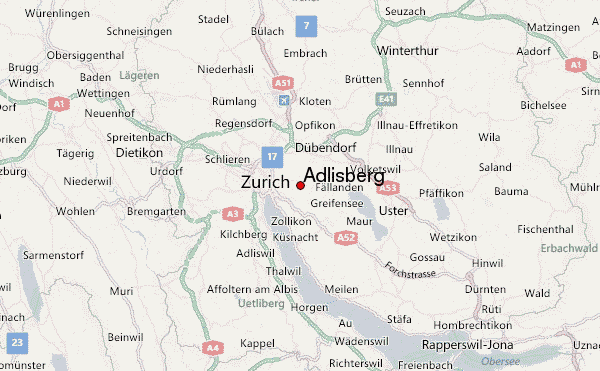 Adlisberg Location Map