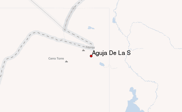 Aguja De La S Location Map