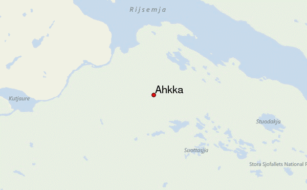 Áhkká Location Map