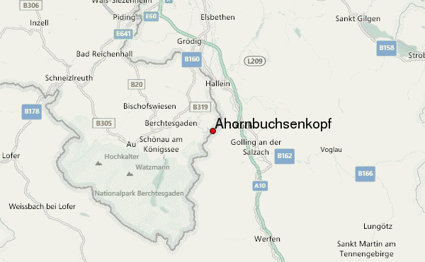 Ahornbüchsenkopf Location Map