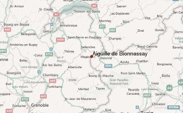 Aiguille de Bionnassay Mountain Information