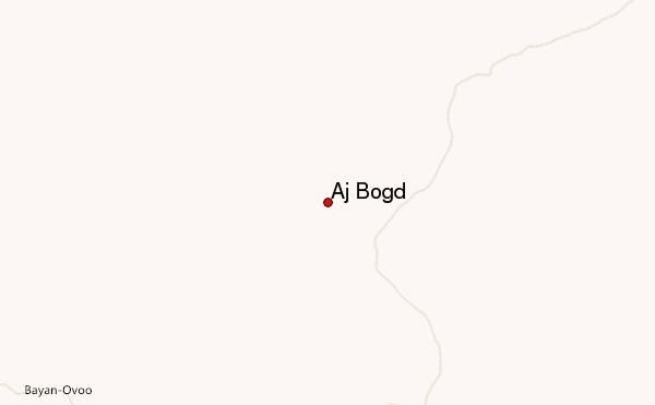 Aj Bogd Location Map