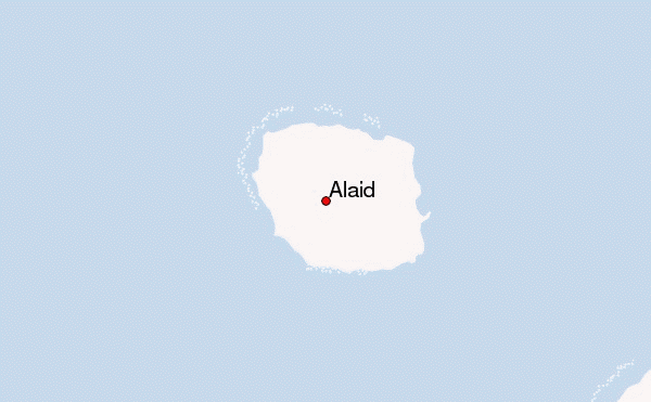 Alaid Location Map