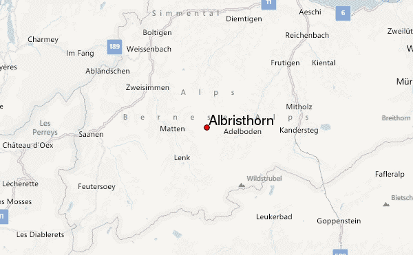 Albristhorn Location Map