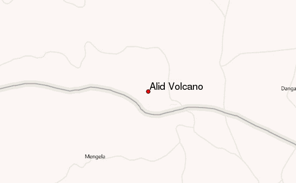 Alid Volcano Location Map
