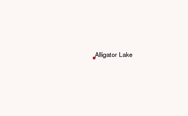 Alligator Lake Location Map