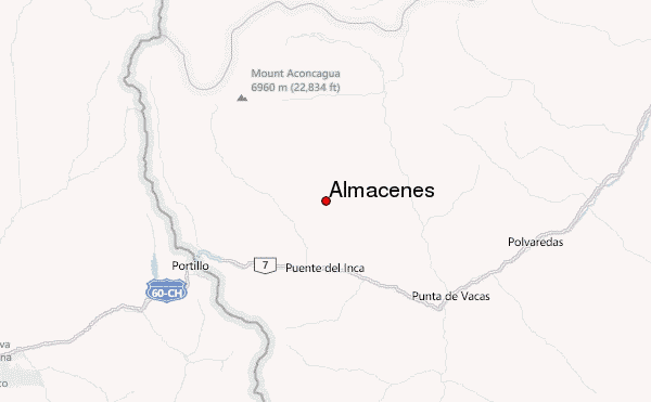Almacenes Location Map