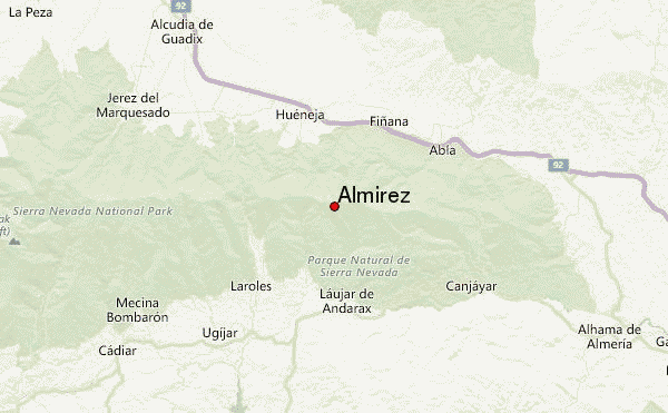 Almirez Location Map