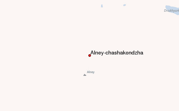 Alney-chashakondzha Location Map