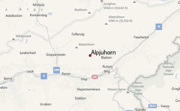 Alpjuhorn Location Map